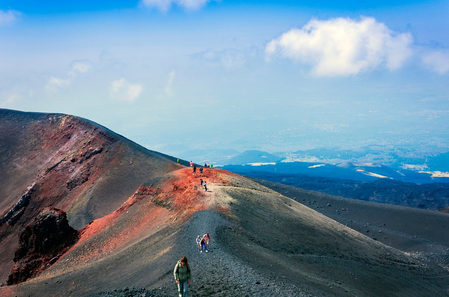 Wspinaczka na wulkan Etna, Sycylia