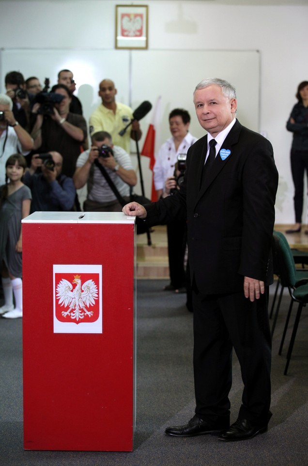 WARSZAWA WYBORY PREZYDENCKIE II TURA GŁOSOWANIE KACZYŃSKI