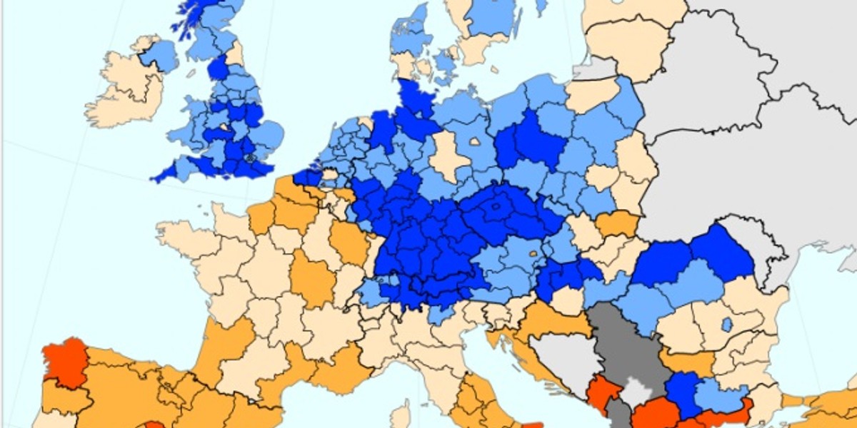 Polska jest jednym z regionów z najniższą stopą bezrobocia w Europie