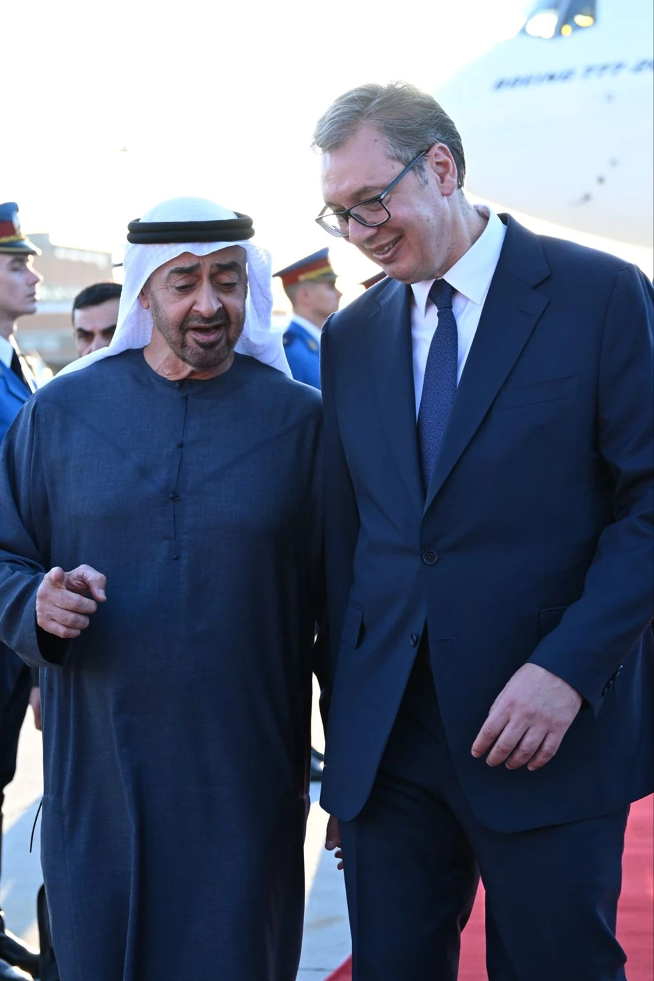Muhamed Bin Zajed u poseti Beogradu