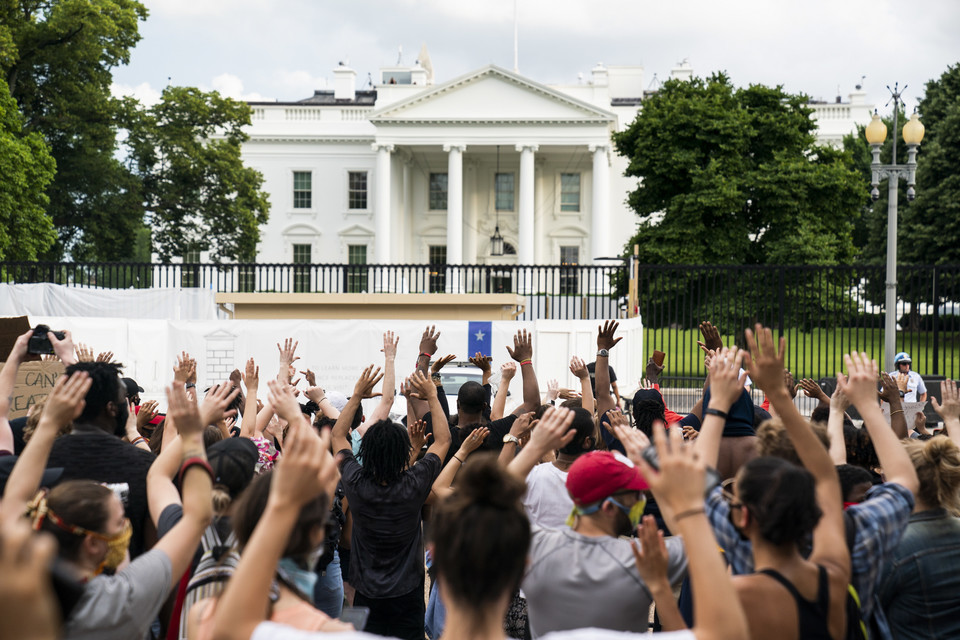 Protest przed Białym Domem
