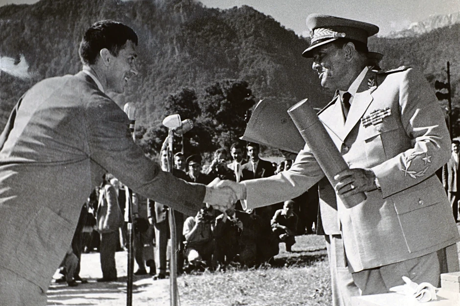 Slobodan Penezić Krcun i Josip Broz Tito