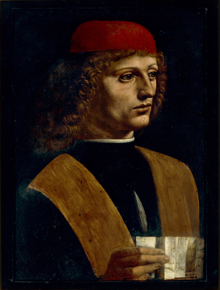 Leonardo da Vinci, "Portret muzyka"