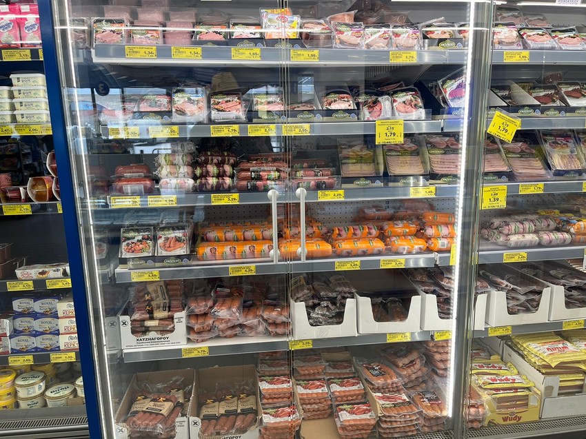 Cene u grčkim marketima u Pefkohoriju 2024. godine