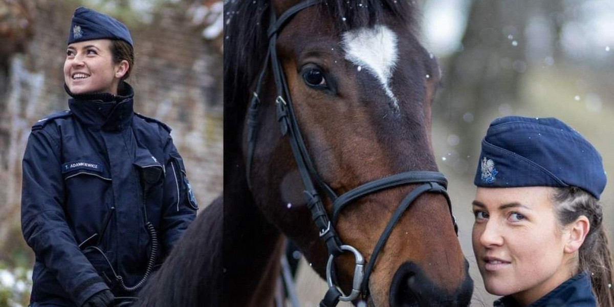 Tragedia młodej policjantki poturbowanej przez konia.