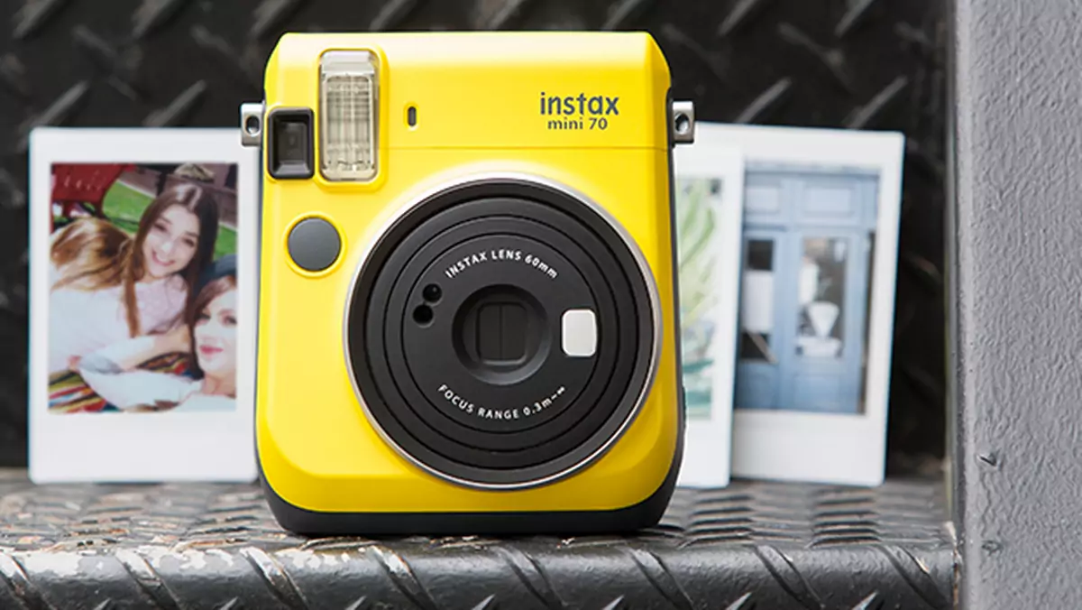 Instax MINI 70 - aparat Fujifilm do natychmiastowego selfie