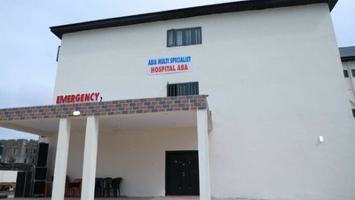 Newly constructed Abia Multi-Specialist Hospital in Aba (Credit: PM News Nigeria)