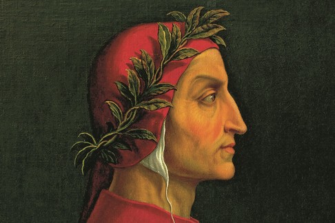 Dante Alighieri, portret, XVI w., autor nieznany, w kolekcji Zamku Ambras w Innsbrucku