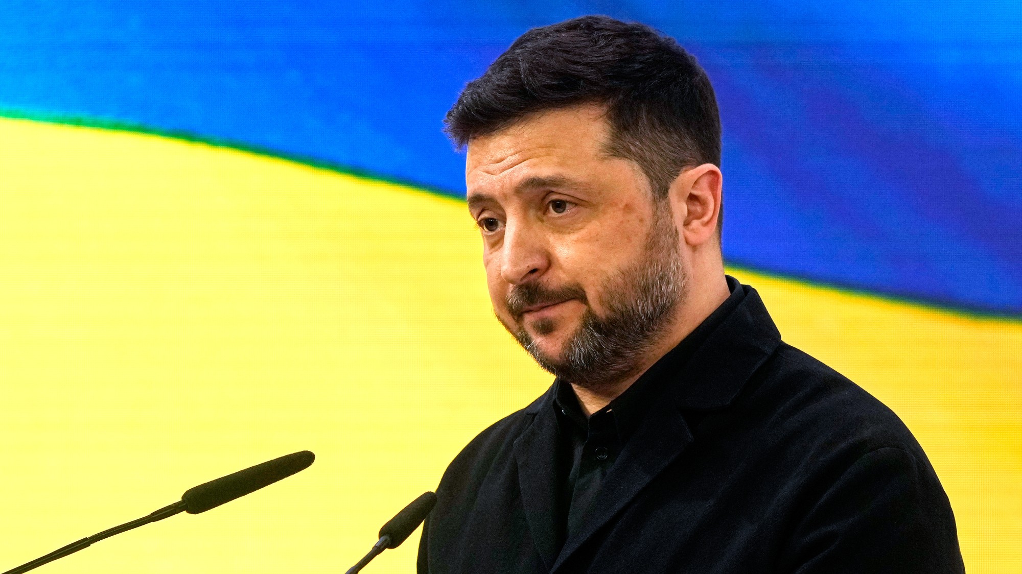 Ukrajinský prezident Volodymyr Zelenskyj. 