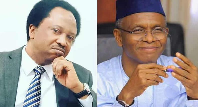 Senator Shehu Sani and former Governor of Kaduna State, Nasir-el-Rufai. [Punch]