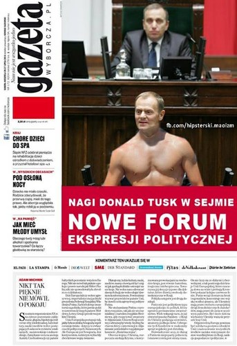 mem z Donaldem Tuskiem / Hipsterski maoizm