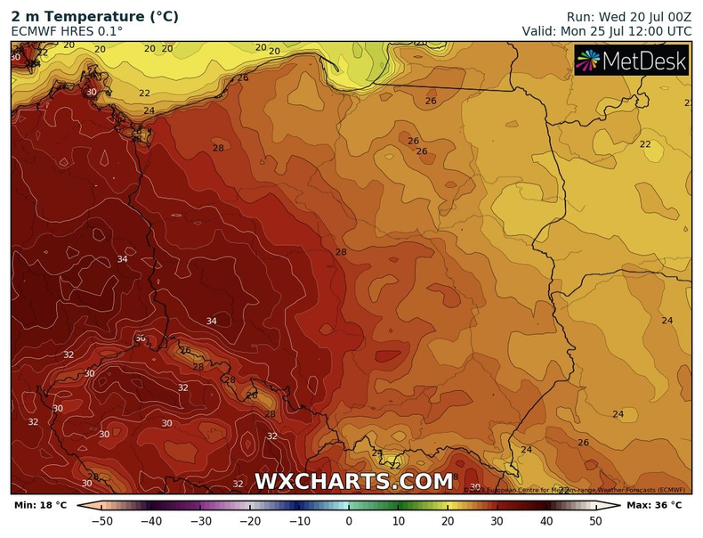 Na początku przyszłego tygodnia upał wróci, ale tylko na chwilę