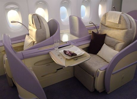 A380 interior cabin model - The A380 family is a passenger airplane with a three-class design, which offers place for 555 passengers and a range of 14.800 km. It was designed especially in view of the growing amount of air traffic. The A380 family, the first true double-deck passenger airliner for the long-range market, was developed in close collaboration with important Airlines and approx. 60 major airports.The entry-level model of the A380 is a baseline commercial airplane with a capacity of 555 passengers and a range of up to 15,000km / 8,000nm. The A380-800, however, has a maximum seating capacity of 853 passengers.The aircraft will offer airlines the advantage of 15 percent lower operating costs in comparison to today s airplane and will help to ease an increasingly congested environment.