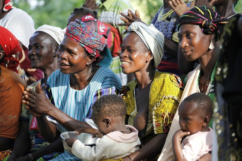 Kobiety, z którymi Małgorzata Ostrowska-Królikowska spotkała się w Burkina Faso