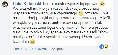 Rafał Kotomski na Facebooku