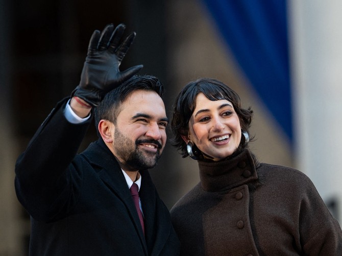 Zohran Mamdani sa suprugom