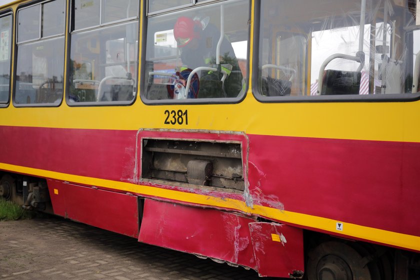 Katastrofa w Łodzi. Wykolejenie tramwaju MPK. Są ranni