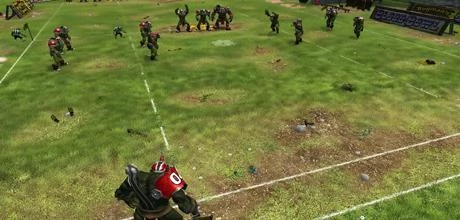 Screen z gry "Blood Bowl"