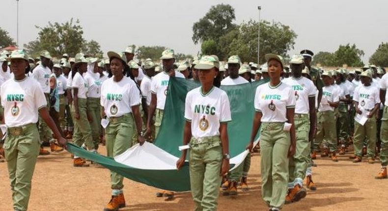 Jigawa state NYSC corps members at parade