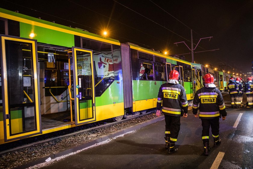 Dramatyczny wypadek tramwajów w Poznaniu