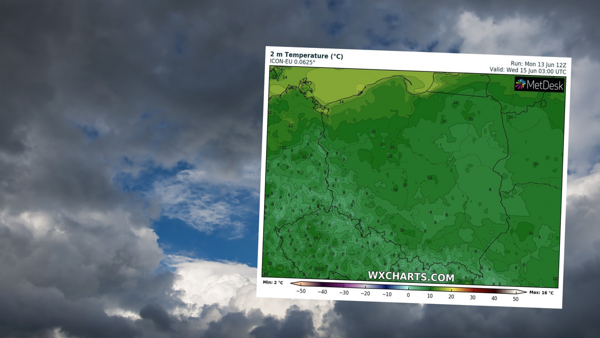 Pogoda na wtorek, 14 czerwca. Powietrze znad Grenlandii przyniesie duże zmiany