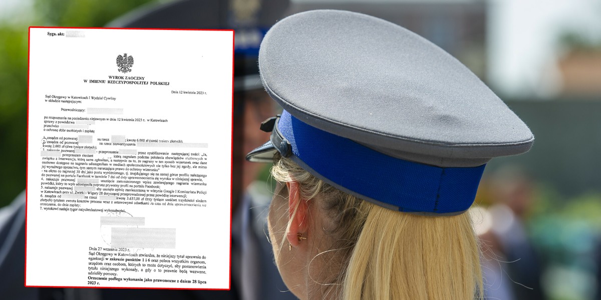 O tym, że publikowanie wizerunku policjanta bez jego zgody w mediach społecznościowych jest niezgodne z prawem, przekonała się mieszkanka Katowic