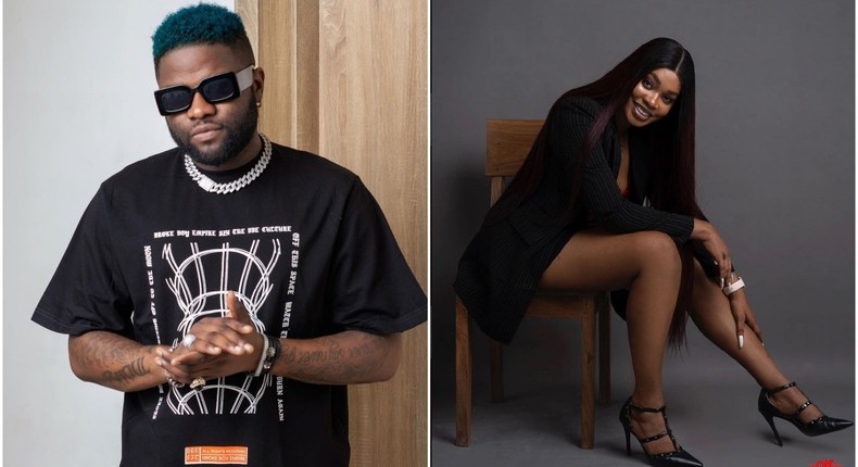 Nigerian singer Sklaes and his wife Hasanity [Instagram/YoungSkales] [Instagram/HerSanity]