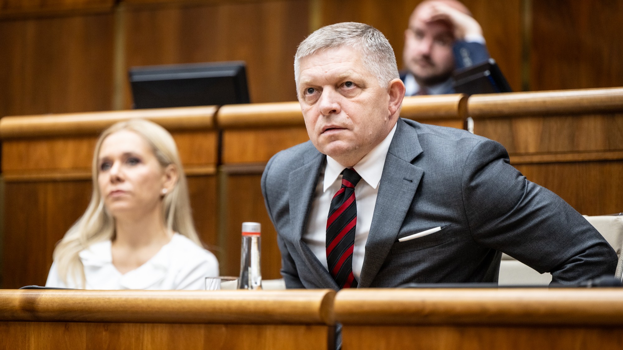 Robert Fico a Denisa Saková