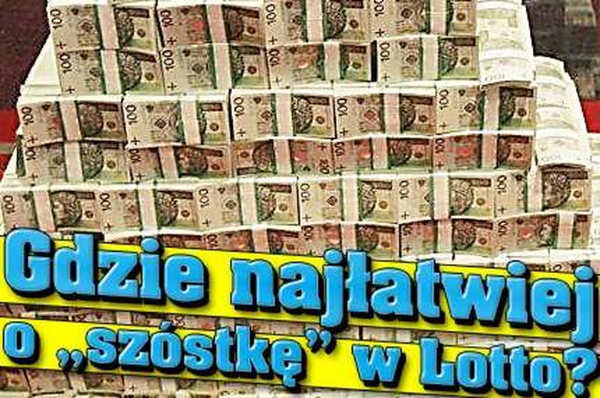 Gdzie najłatwiej o "szóstkę" w Lotto?