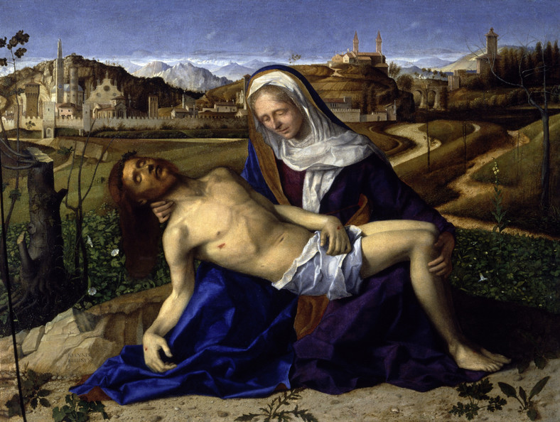 Giovanni Bellini, "Pieta" (pocz. XVI w.)