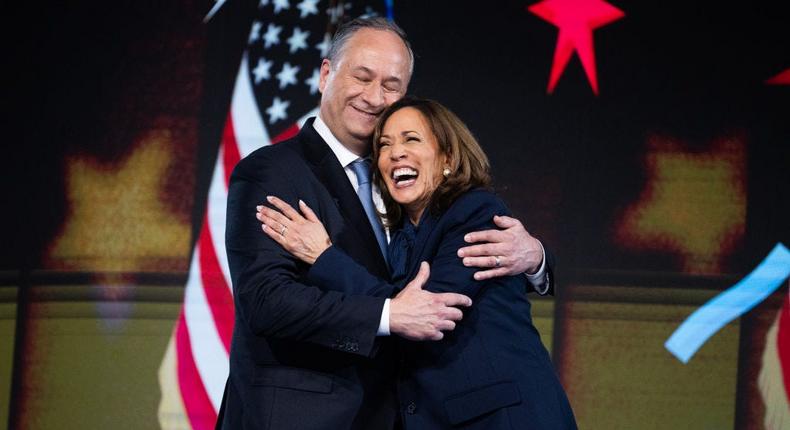 Doug Emhoff and Kamala Harris.Tom Williams/CQ-Roll Call, Inc via Getty Images