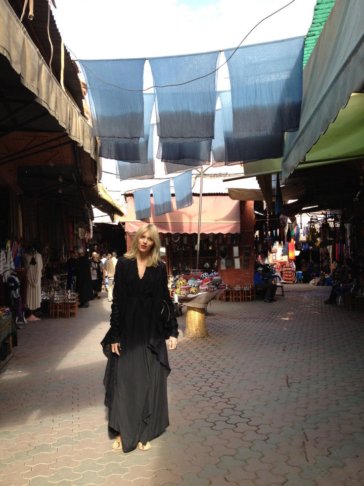 Anja Rubik w Maroku