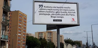 Kontrowersyjny billboard w Warszawie. Czyj to pomysł?