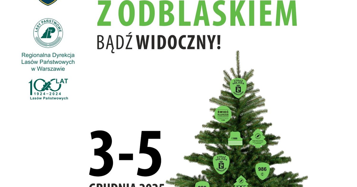 Zdejmij odblask z choinki – bądź widoczny