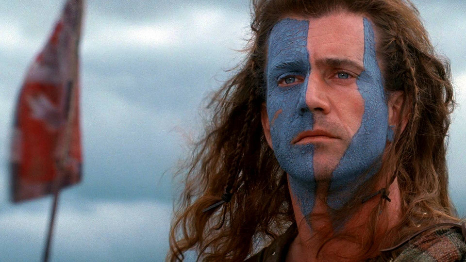 "Braveheart – Waleczne Serce", reż. Mel Gibson, 1995 r.
