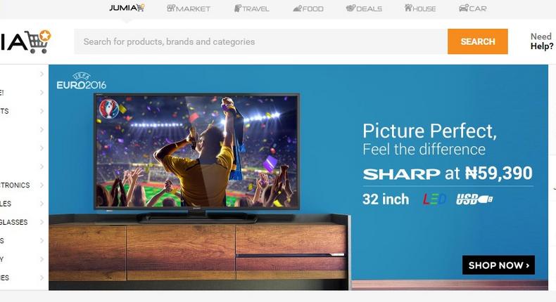 New Jumia  Nigeria website