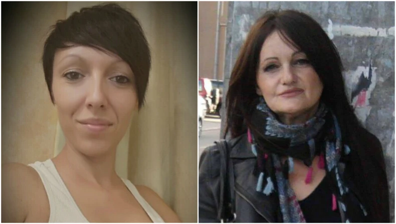 Marina Savić (ubica) i ubijena Mirjana Kostić