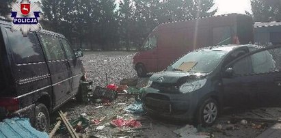 Pomylił gaz z hamulcem i wjechał w ludzi na targowisku w Tarnogrodzie