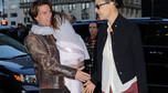 Katie Holmes i Tom Cruise z córką  Suri w Nowym Jorku