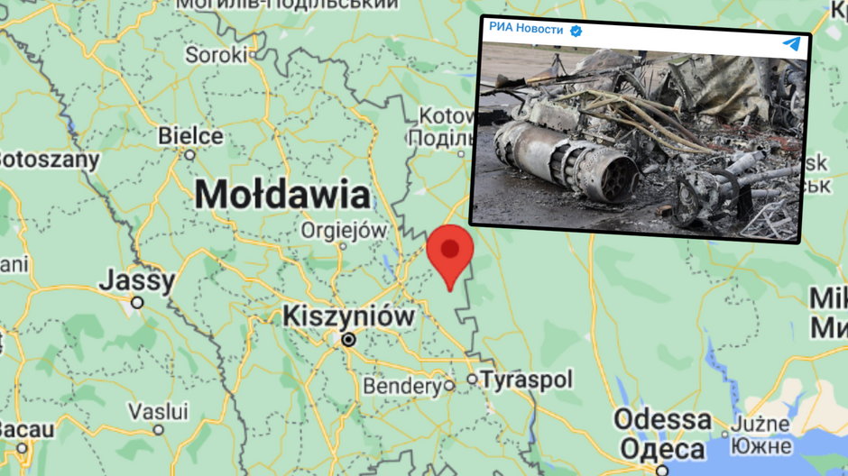 Skutki ataku drona na bazę w Naddniestrzu