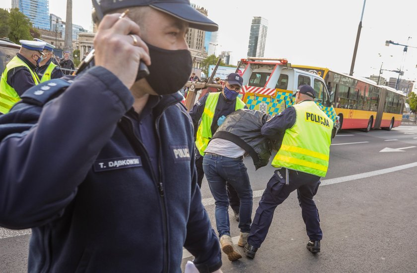 W Warszawie trwa strajk przedsiębiorców