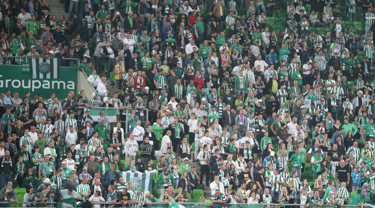 A Ferencváros stadionjában 6290 volt az átlagos nézőszám. Ez messze a legtöbb itthon /Fotó: Isza Ferenc