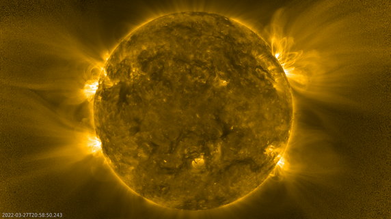 Słońce podczas największego zbliżenia Solar Orbitera