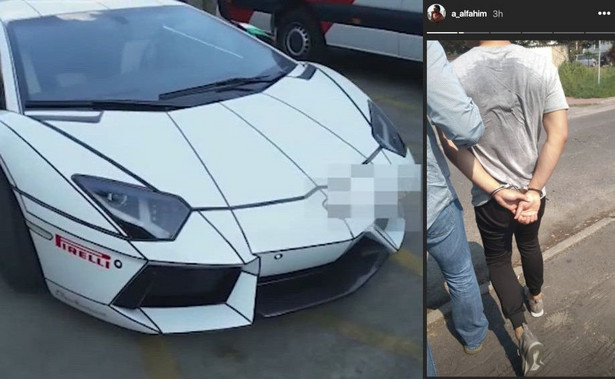 Skradzione Lamborghini z Dubaju już zadaje szyku w Warszawie