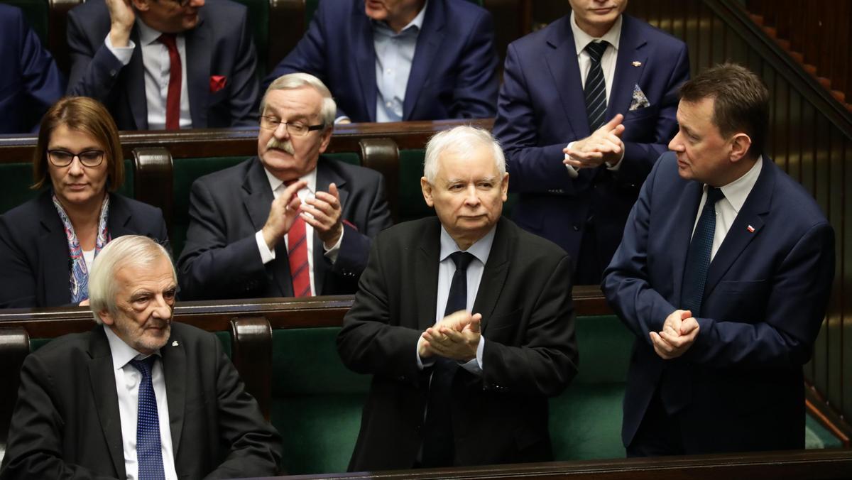 Jarosław Kaczyński, Ryszard Terlecki, Mariusz Błaszczak 