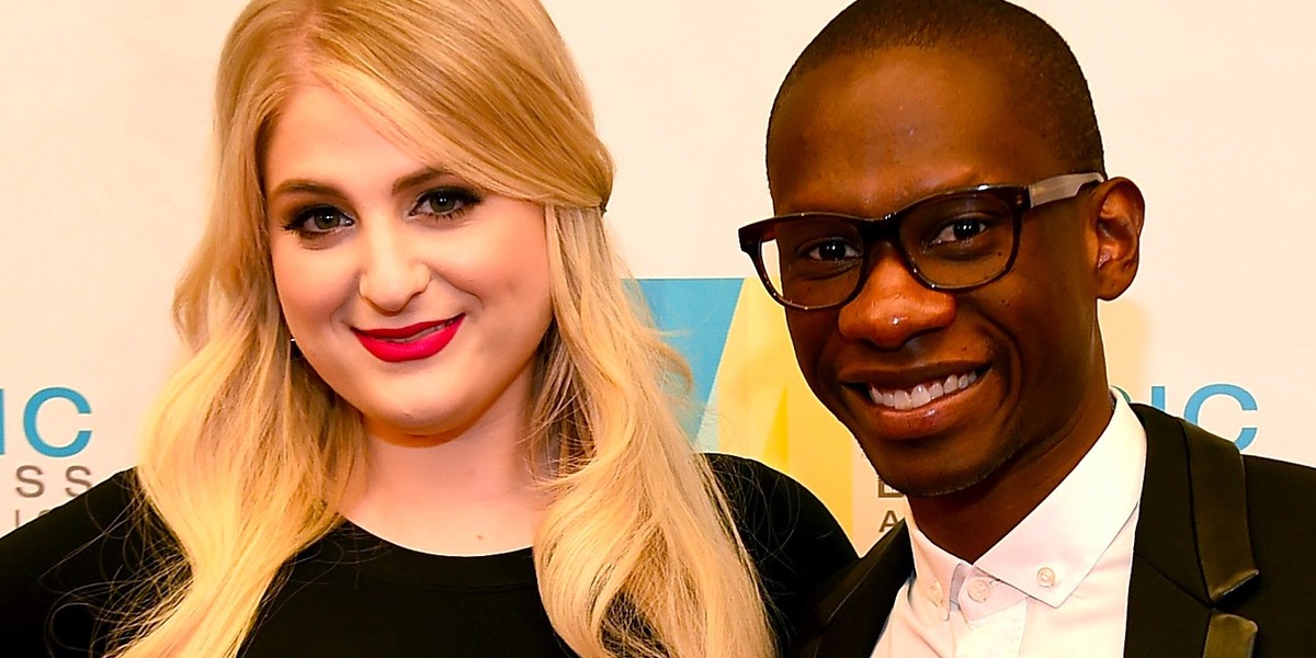 Meghan Trainor with Troy Carter