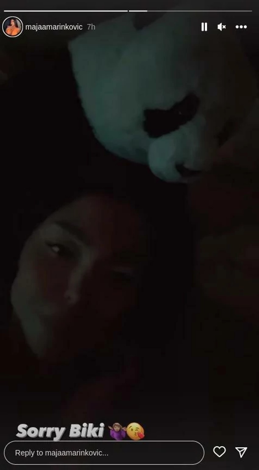 Maja Marinković u krevetu sa drugim muškarcem