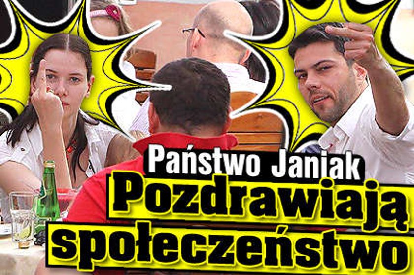 Państwo Janiak pozdrawiają społeczeństwo