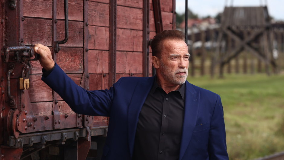 Arnold Schwarzenegger odwiedził Muzeum Auchwitz