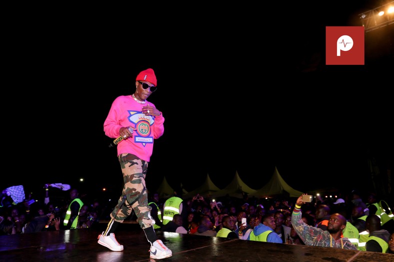 How Wizkid’s concert went down in Nakuru 